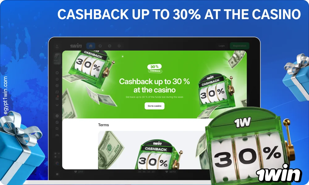 The 1win Cashback Program refunds up to 30% of lost funds every week