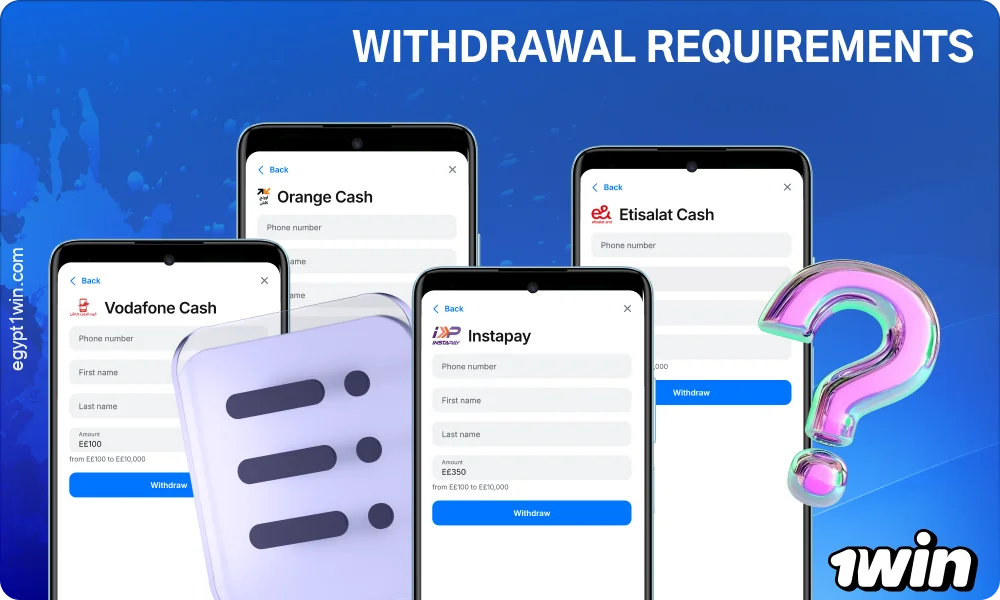 To withdraw funds from 1win, players have to verify their account information, meet the bonus requirements, and comply with the permitted limits